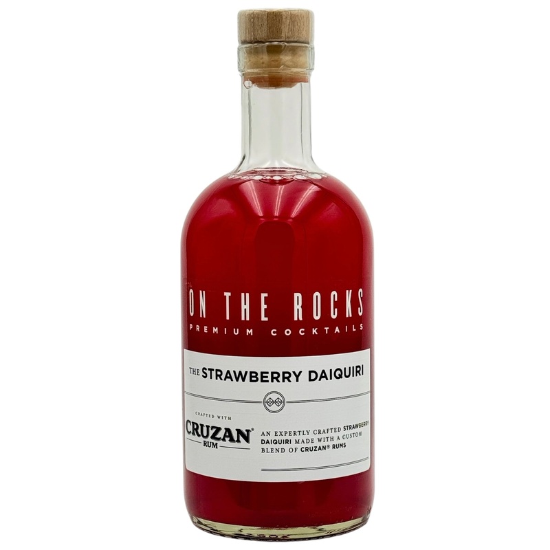 On the Rocks RTD Strawberry Daiquiri with Cruzan Rum 750 ml