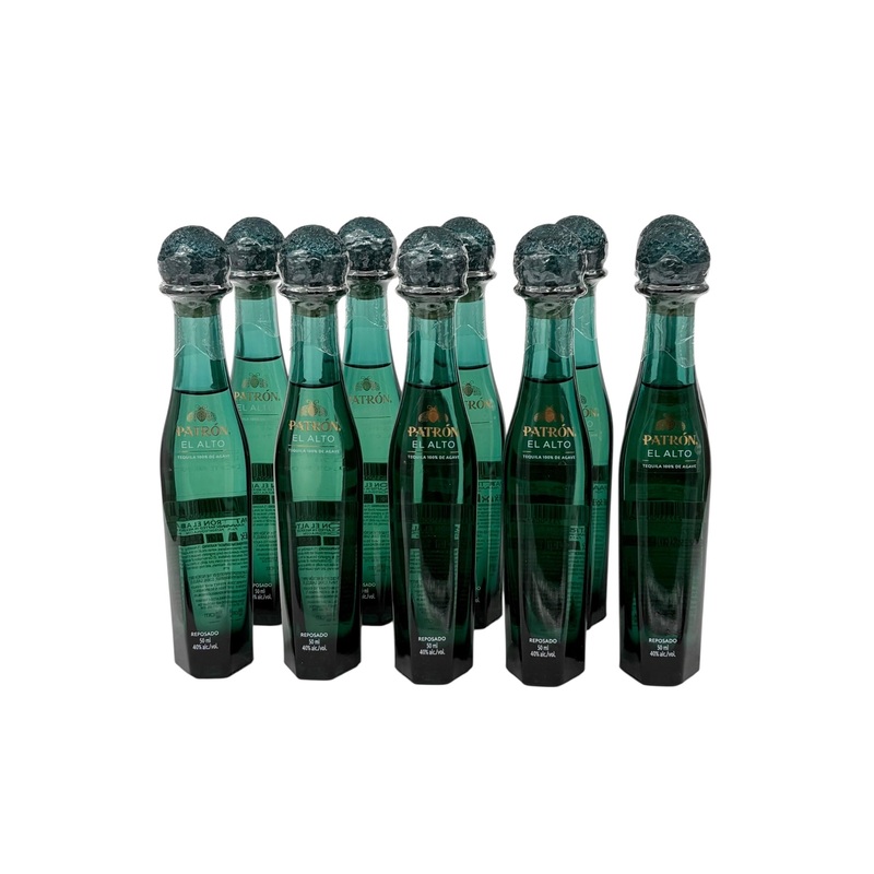 Patron El Alto Reposado Tequila 10 x 50 ml
