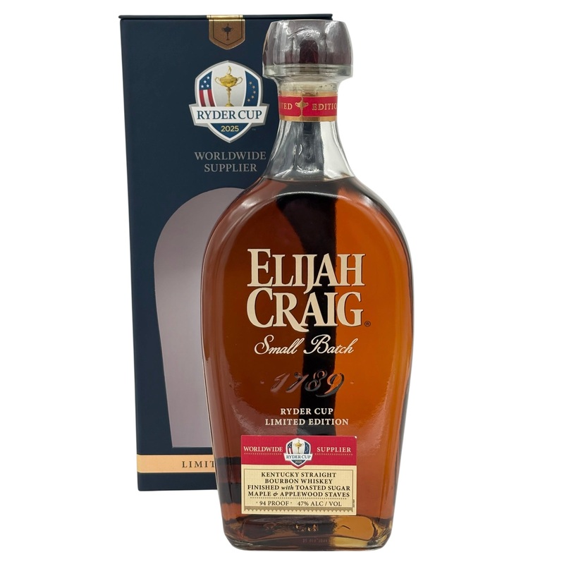 Elijah Craig Ryder Cup 2025 Toasted Barrel Bourbon Whiskey Limited Edition