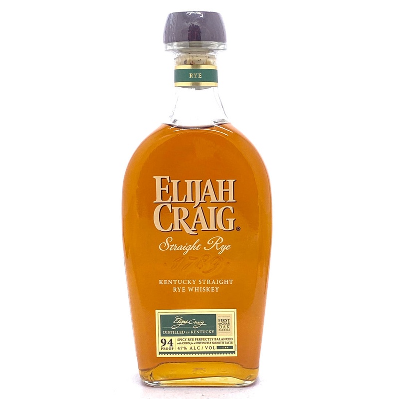 Elijah Craig Straight Rye Whiskey