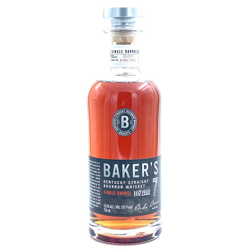 Baker’s 7 Year Old Single Barrel Bourbon Whiskey