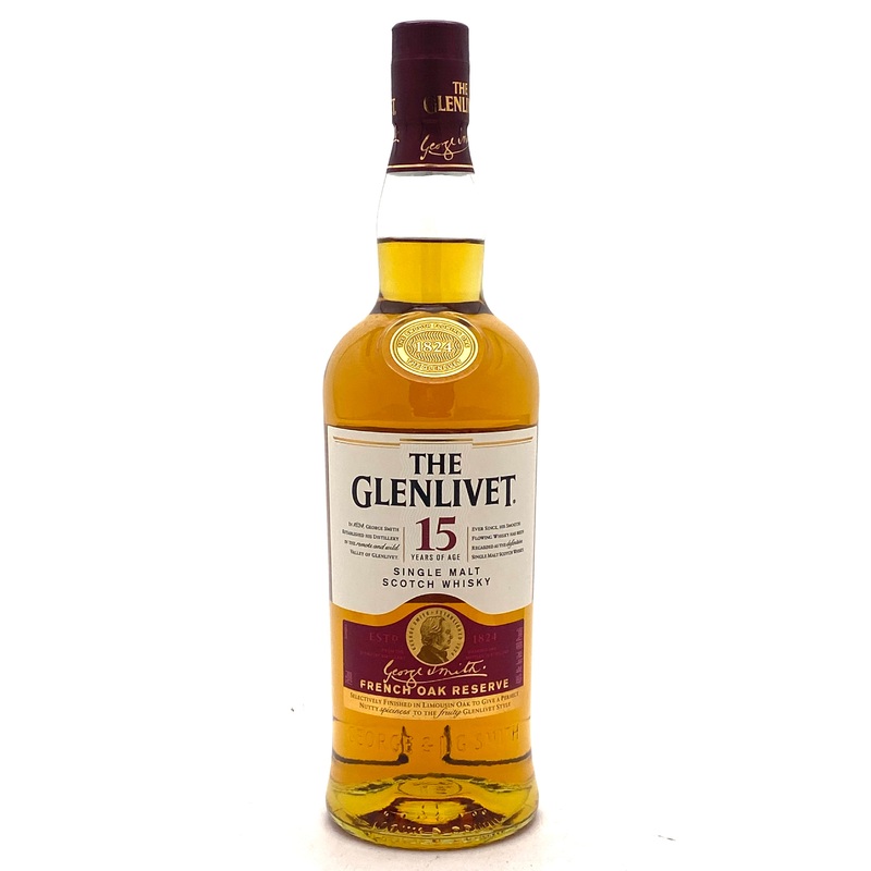 Glenlivet 15 Year Single Malt Scotch Whisky French Oak Reserve