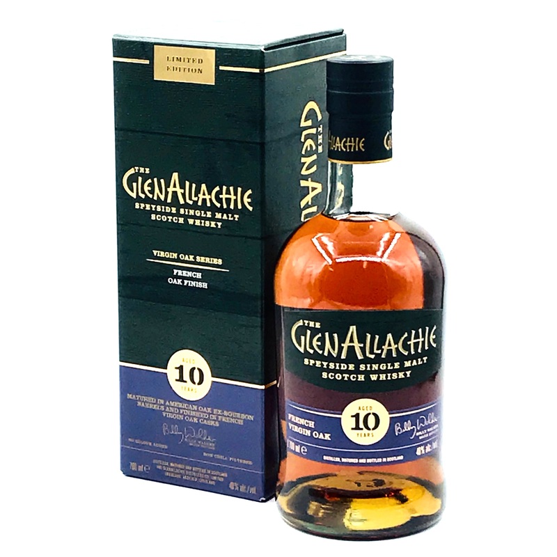 GlenAllachie 10 Year Old Virgin Oak French Single Malt Scotch Whisky