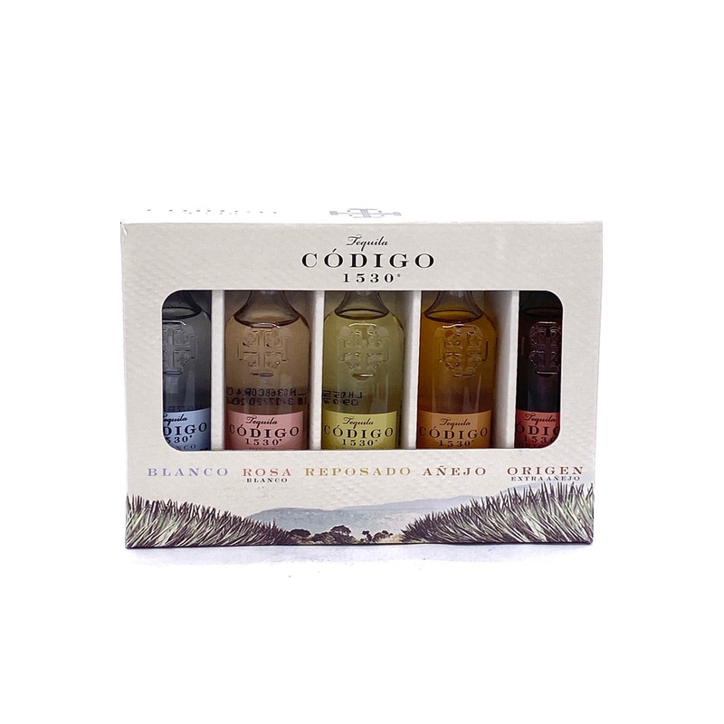 Codigo 1530 Gift Pack La Rosa/Blanco/Reposado/Anejo/Extra Anejo Tequila 5 x 50 ml