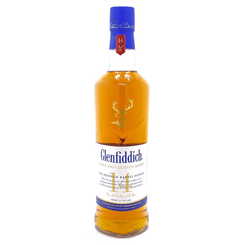 Glenfiddich 14 Year Old Bourbon Barrel Reserve Scotch Whisky