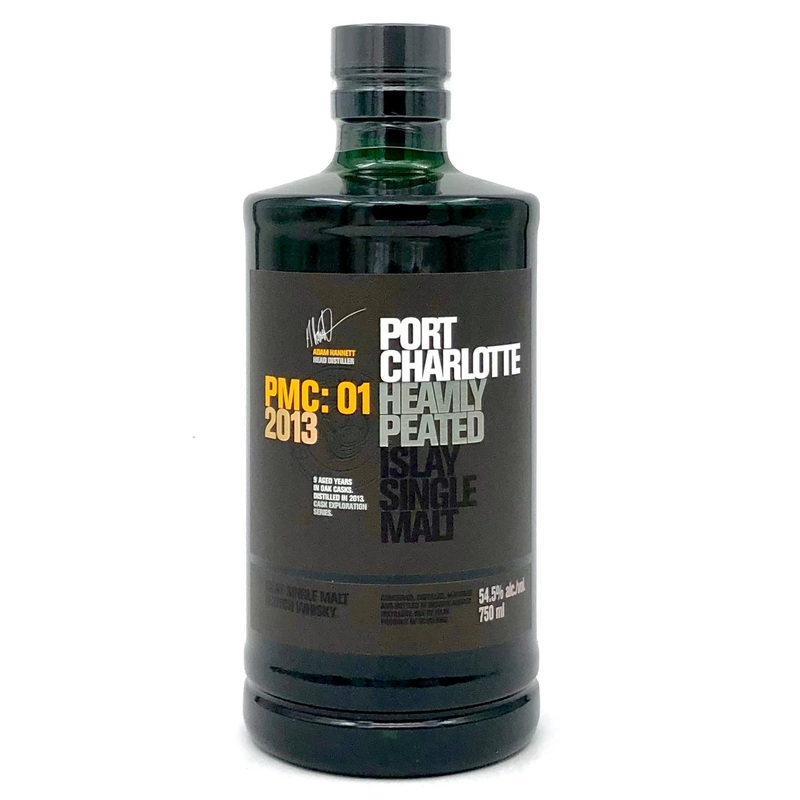 Bruichladdich Port Charlotte PMC:01 Vintage 2013 Heavily Peated Scotch Whisky