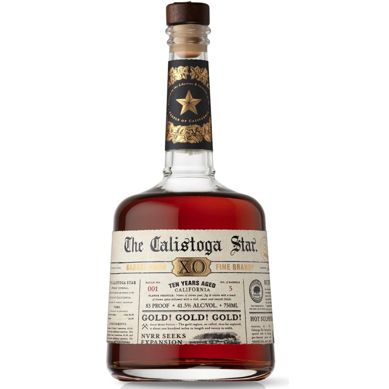 The Calistoga Star XO 10 Years Old Californian Brandy