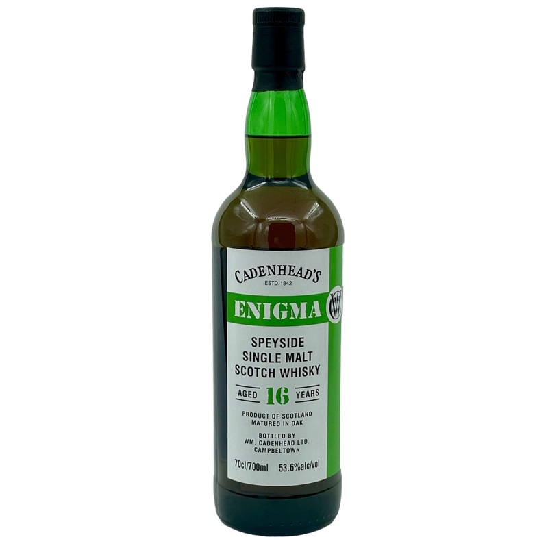 Cadenhead’s Enigma 16 Year Old Speyside Single Malt Scotch Whisky