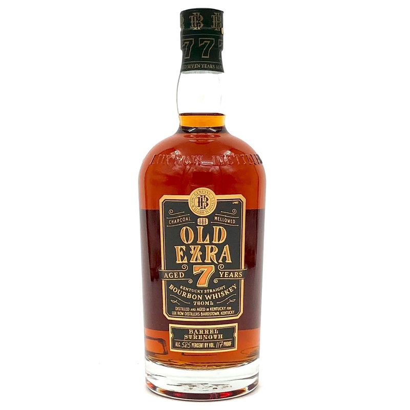 Old Ezra 7 Year Old Barrel Strength Bourbon Whiskey