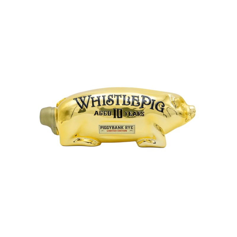 Whistlepig Gold Piggybank 10 Year old Rye Whiskey 1000 ml