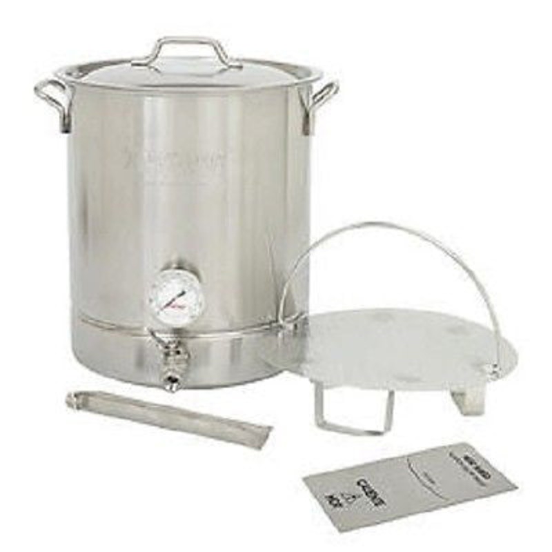 10 Gallon Brew Kettle Fermenter, Mash Cooker, 6 Pieces Make Beer or Mash