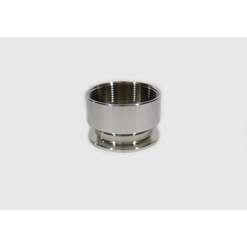 2 Tri Clamp to 2 Female NPT Adapter, Stainless Steel SS304