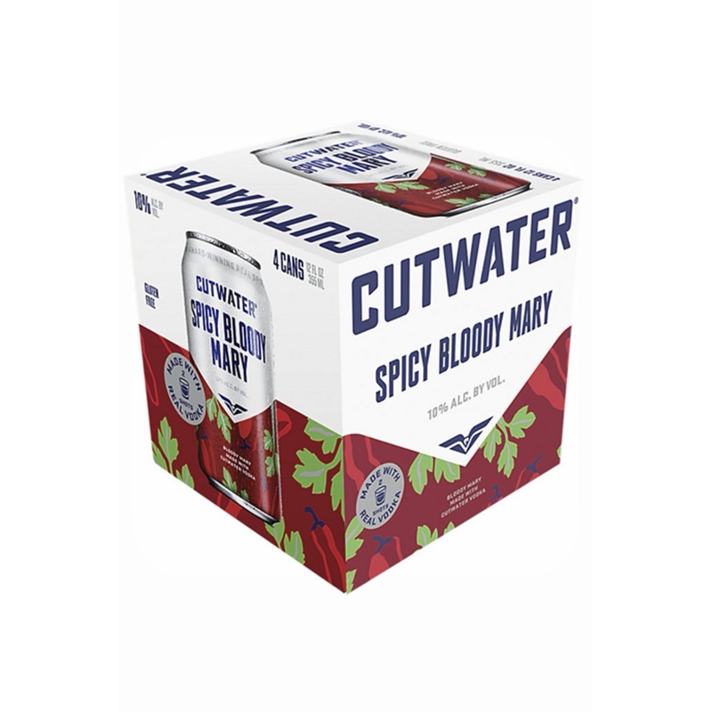 Cutwater Spicy Bloody Mary RTD Cocktail 4 x 355ml Cans