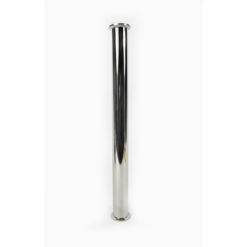 1.5 x 18 Sanitary, 304 Stainless Steel, Tri Clamp Spool, BHO Extractor Column