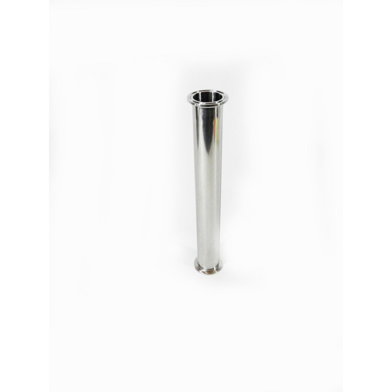 1.5 x 6 Sanitary, 304 Stainless Steel, Tri Clamp Spool, BHO Extractor Column