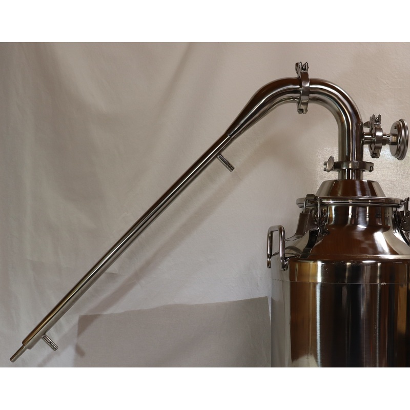 2 Stainless Pot Still Column with Longer Condenser, Moonshine Still Head
