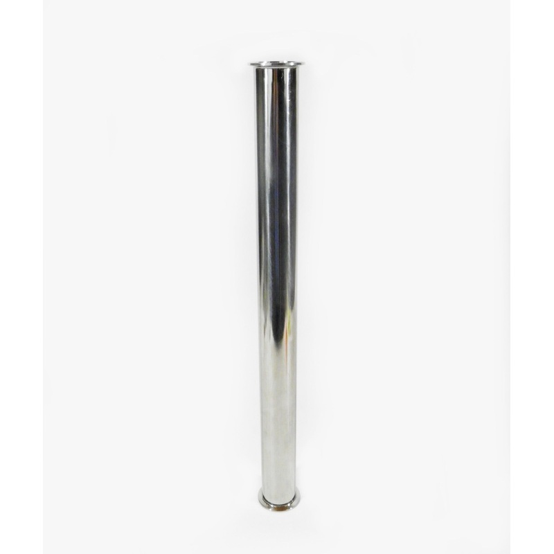 2 x 24 Sanitary, 304 Stainless Steel, Tri Clamp Spool, BHO Extractor Column