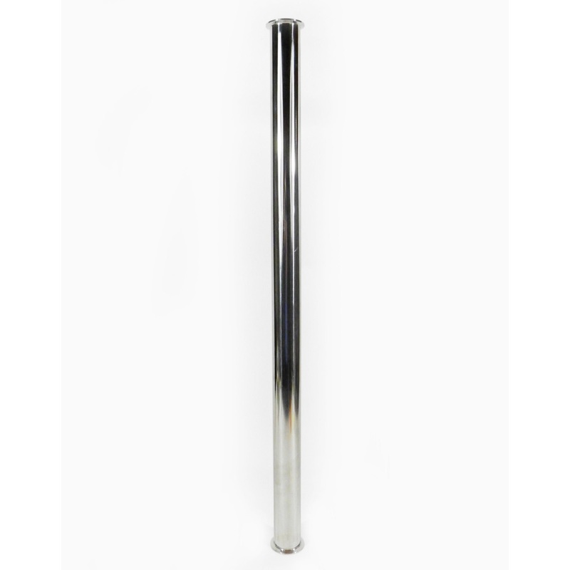 2 x 36 Sanitary, 304 Stainless Steel, Tri Clamp Spool, BHO Extractor Column