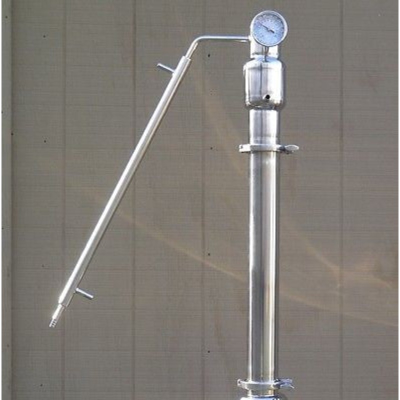 3 Stainless Steel Reflux Column for Still, Moonshine Still, Vodka E-85 Ethanol