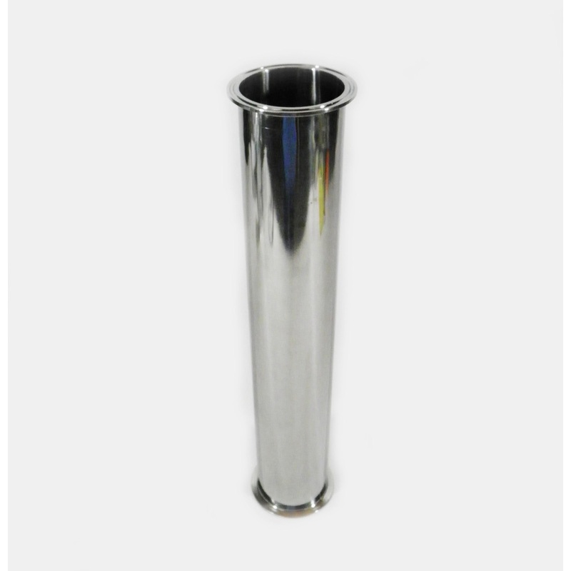 3 x 18 Sanitary, 304 Stainless Steel, Tri Clamp Spool, BHO Extractor Column