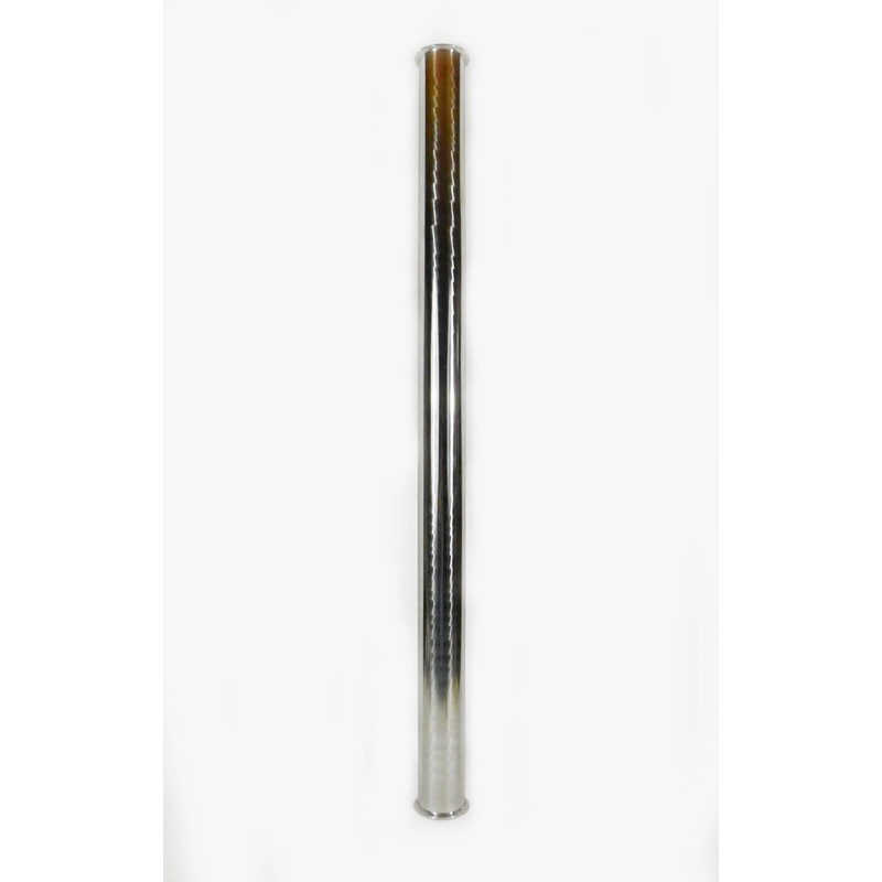 3 x 48 Sanitary, 304 Stainless Steel, Tri Clamp Spool, BHO Extractor Column