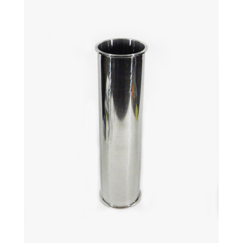 6 x 24 Sanitary, 304 Stainless Steel, Tri Clamp Spool, BHO Extractor Column