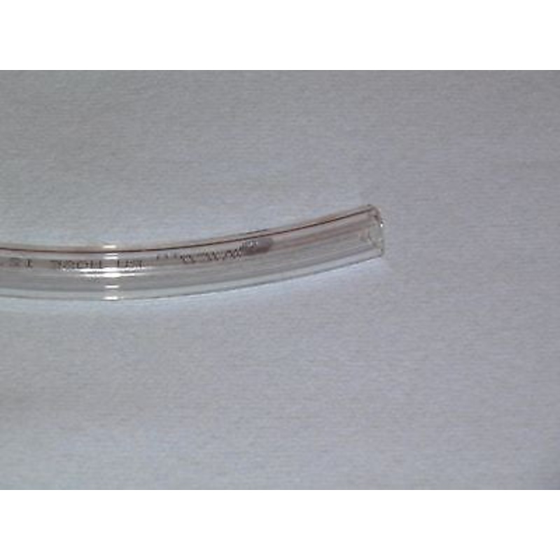 1/2 x 2ft Clear Polyurethane Air Straight Tubing, for Push to Connect Fittings