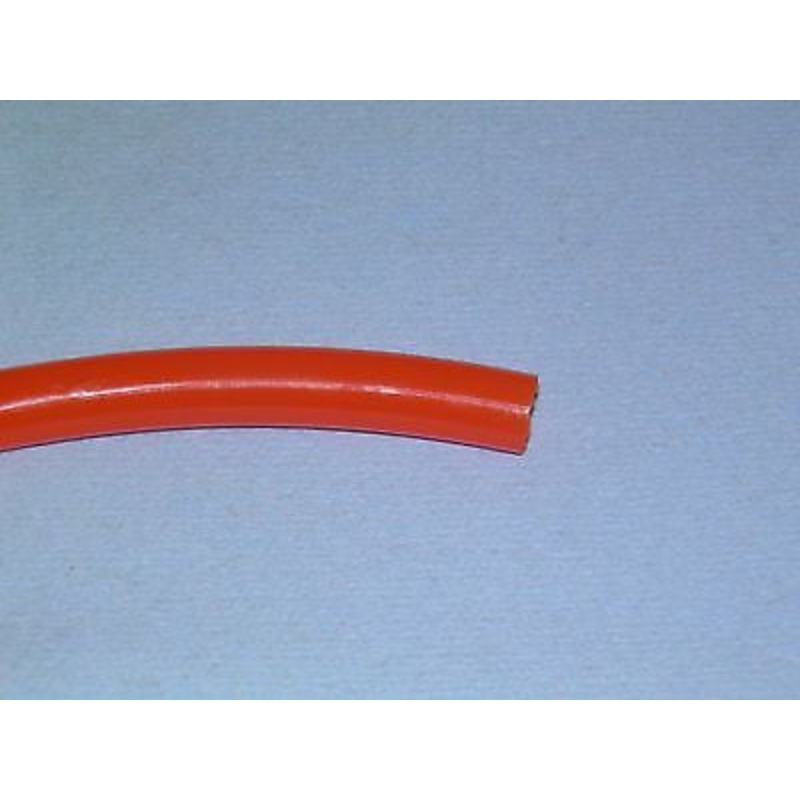 1/2 x 2ft Orange Polyurethane Air Straight Tubing, for Push to Connect Fittings