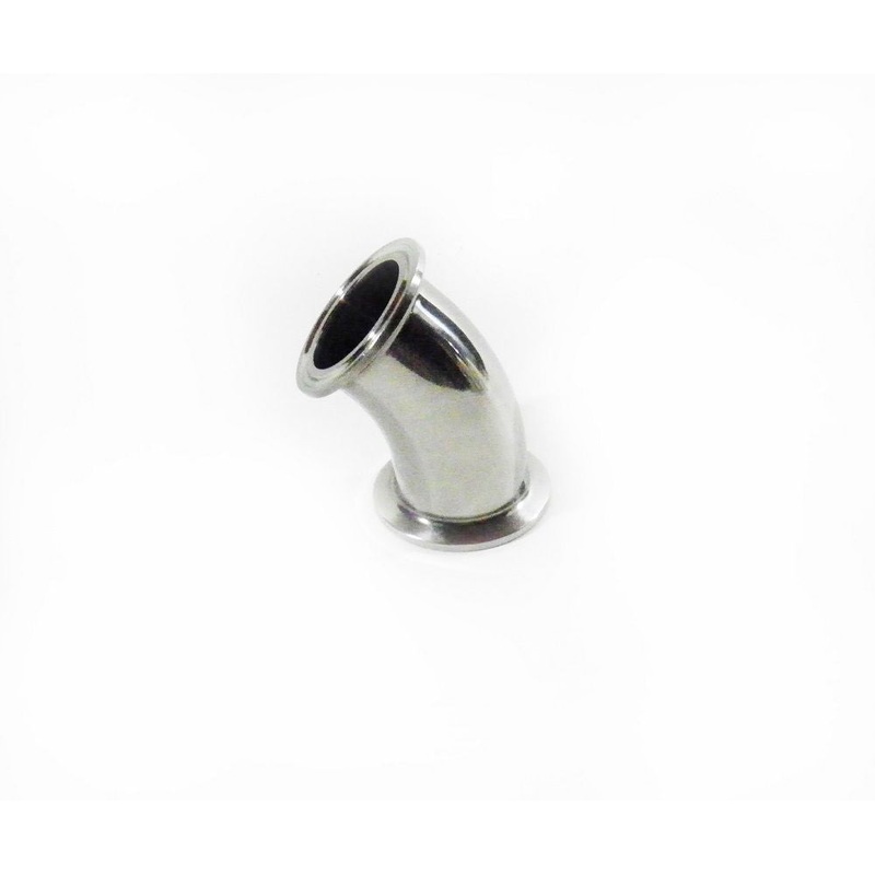 1.5 Tri Clamp 45 Elbow, Stainless Steel 304