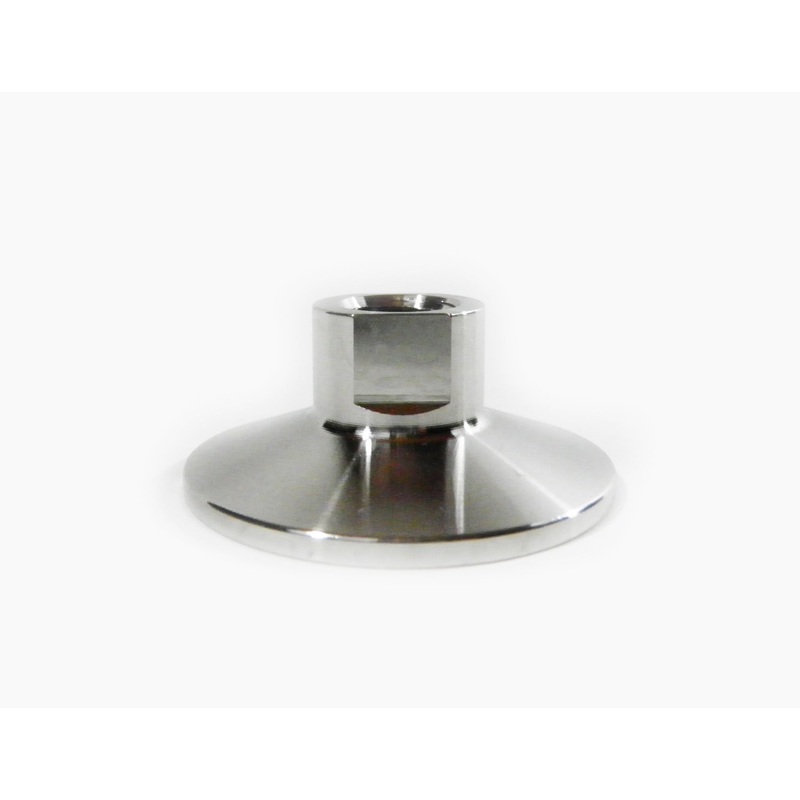 1.5 Tri Clamp to 1/4 Female NPT Adapter, 304 Stainless Steel NPT Adapter