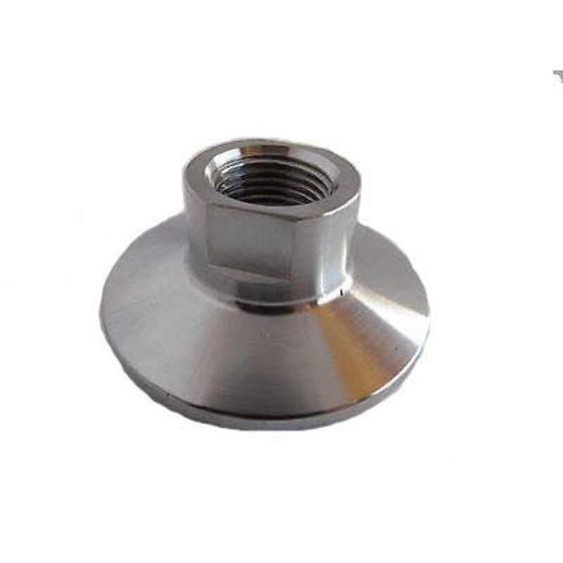 1.5 Tri Clamp to 3/8 Female NPT Adapter, 304 Stainless Steel NPT Adapter