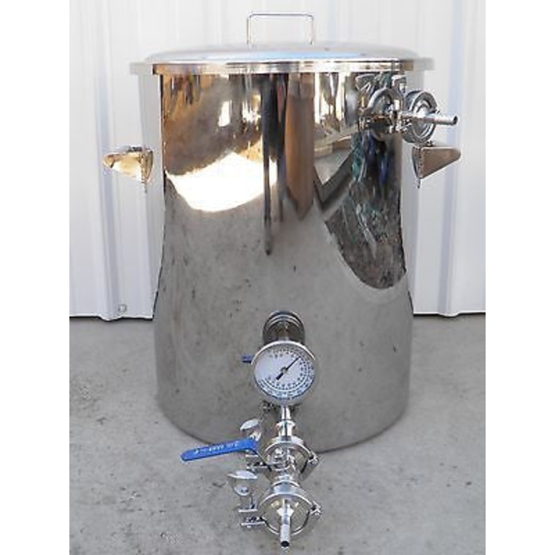 15 Gallon Mash Tun with Side Outlet