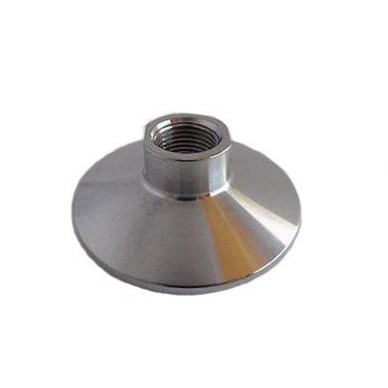 2 Tri Clamp to 3/8 Female NPT Adapter, 304 Stainless Steel NPT Adapter