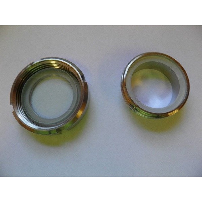 4 WELD ON SIGHT GLASS WITH THREADED FERRULE