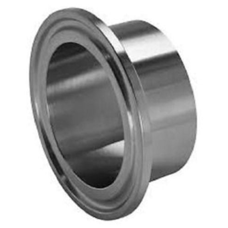 Sanitary Weld On Ferrule, 4 Tri Clamp/Tri Clover Fitting, Stainless Steel 304