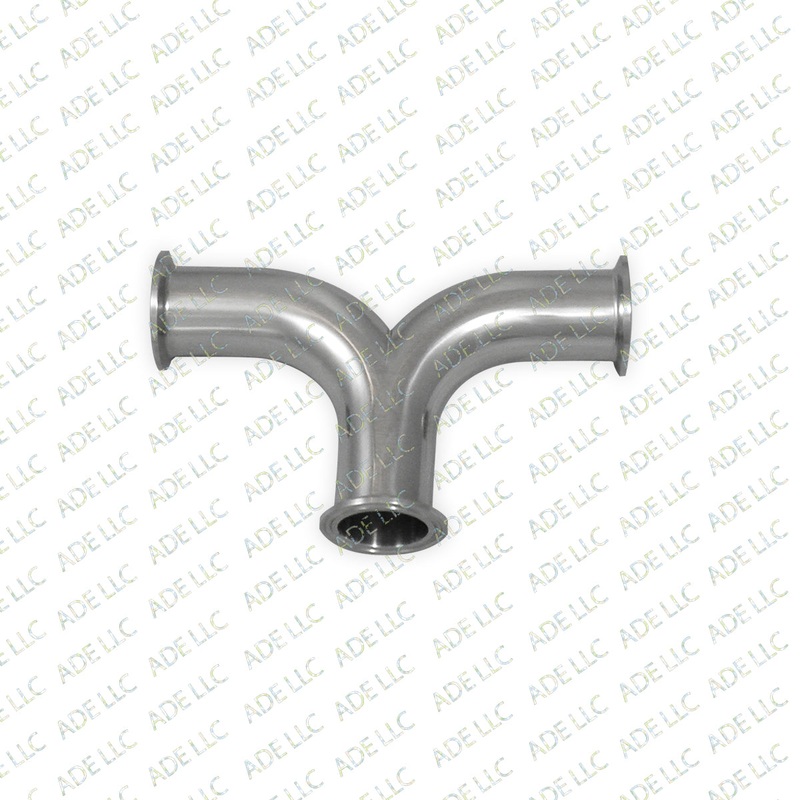 1.5 Tri Clamp Wye Bend