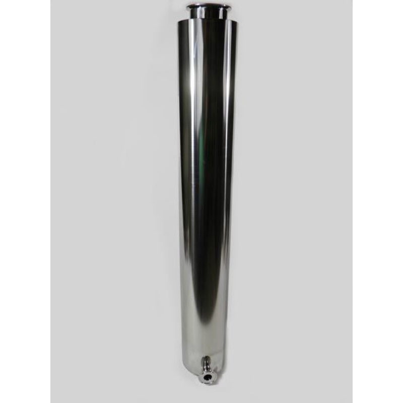 1.5 x 18 110 Gram Jacketed Tri Clamp Dewaxing Column for Essential Oil Extractors