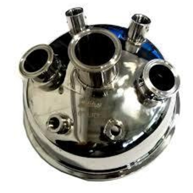 12 Tri-Clamp Welded Hemispherical Lid