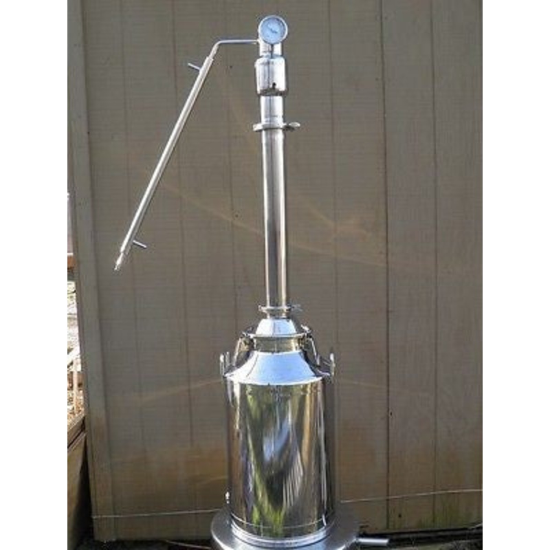 13 Gallon Moonshine Still with 3 Stainless Reflux Column