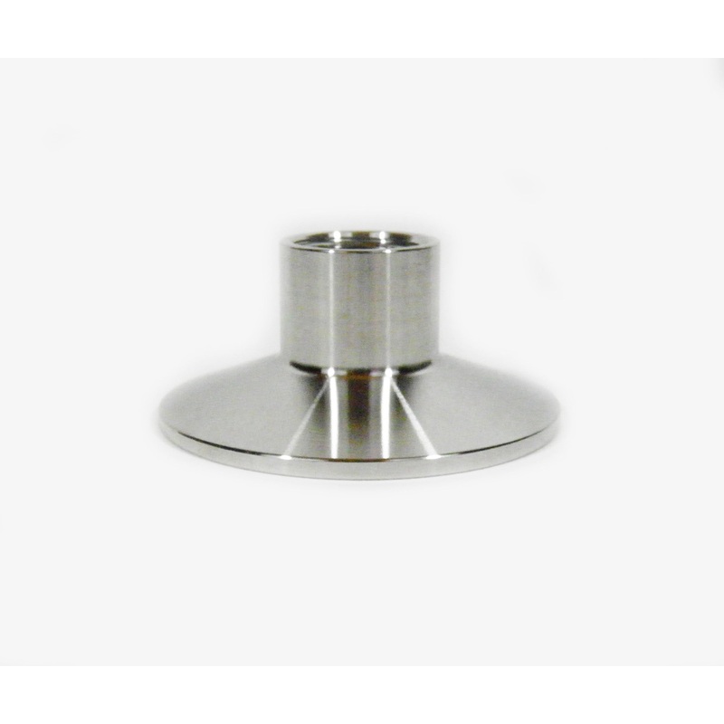 2 Tri Clamp to 1/2 Female NPT Adapter, Stainless Steel SS304