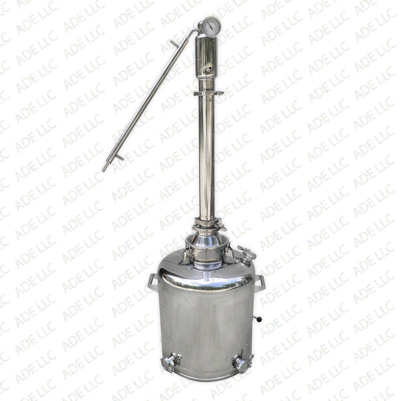 26 Gallon Still with 3 Stainless Reflux Column