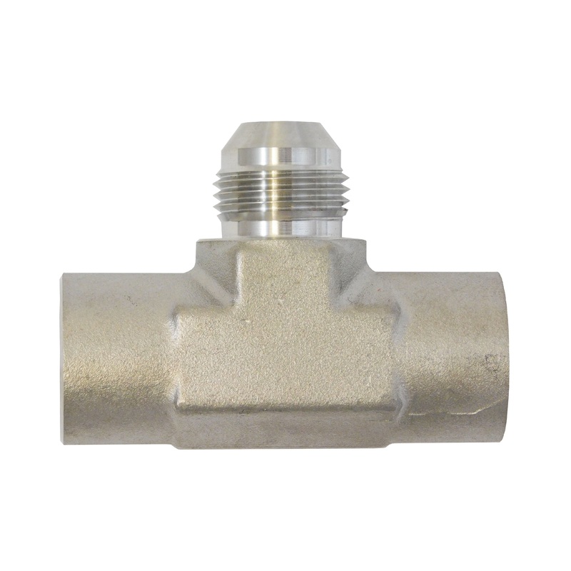 1/2 JIC Male Branch Tee – 304 Stainless Steel