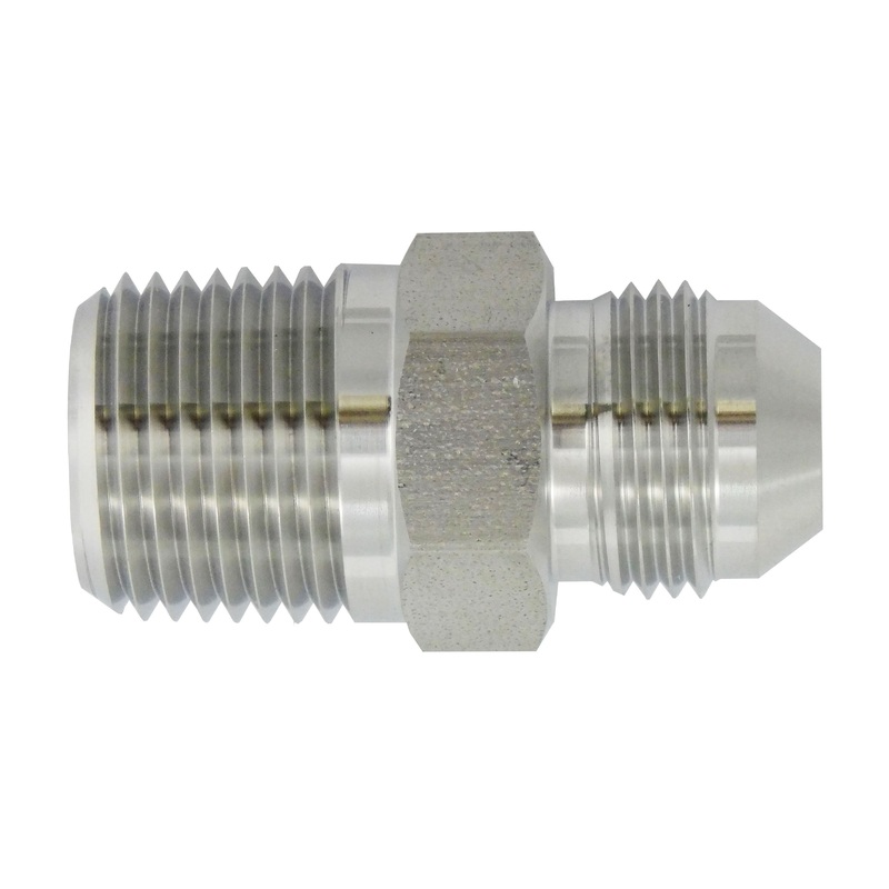 1/2 Male NPT to 1/2 Male JIC, 304 Stainless Steel