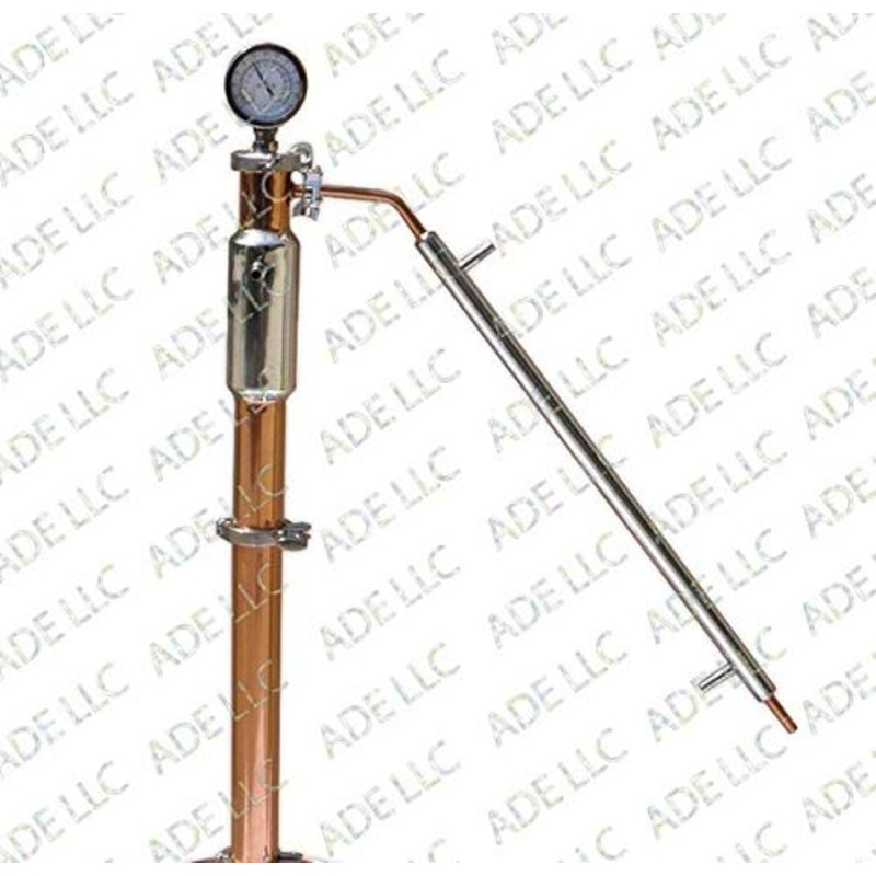 2 Copper and Stainless Reflux Column