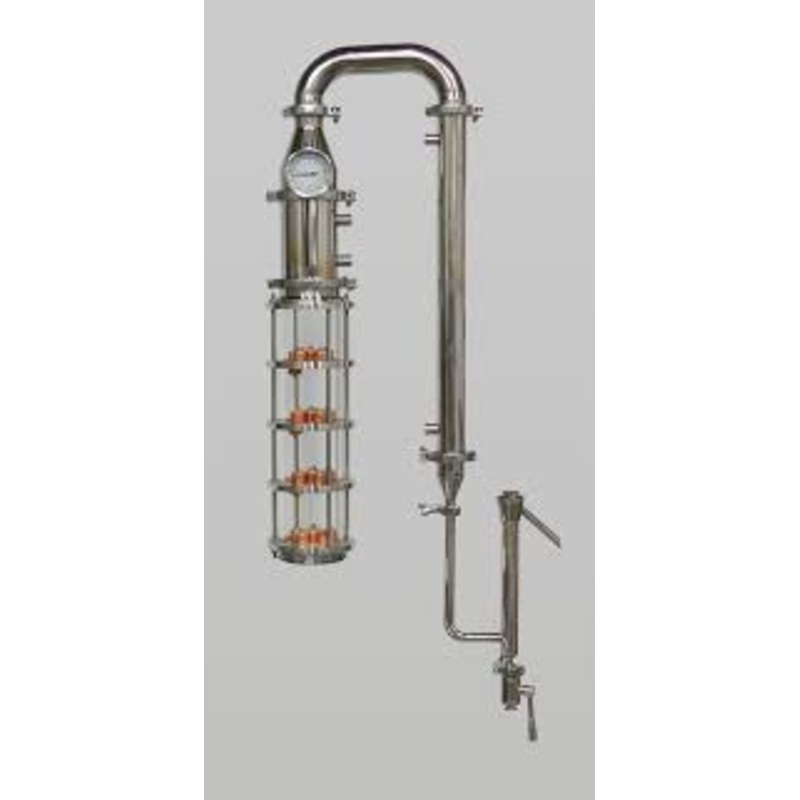 6 Borosilicate 4 Plate Glass Column