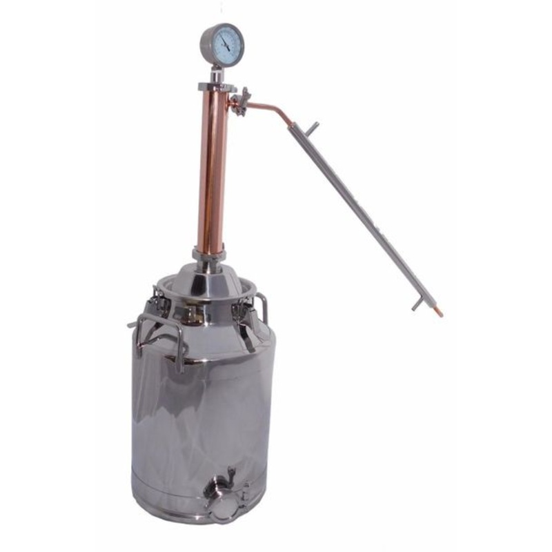8 Gallon Moonshine Still with 2 Copper and Stainless Whiskey Column