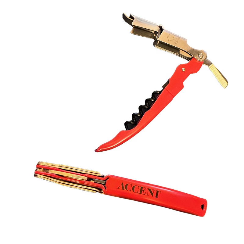 Branded Coutale Pocket Sommelier Cork Screw