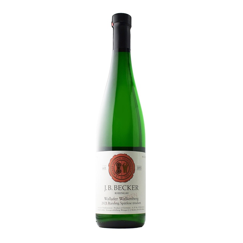 2021 J.B. Becker Wallufer Walkenberg Riesling Spatlese Trocken, Rheingau