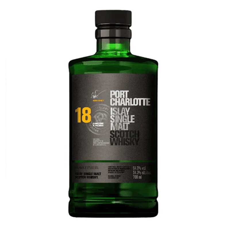 Port Charlotte 18 Year Islay Heavy Peated Scotch Whisky 750ml