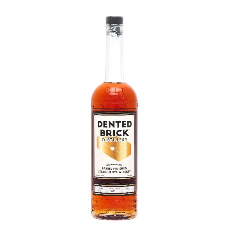 Dented Brick Distillery Barrel Finished Rye Whiskey 750ml